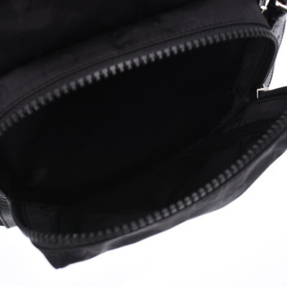 Gucci Gg Pattern Backpack Black Nylon Leather Bac… - image 6